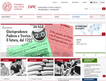 Tablet Screenshot of dirpubblico.unipd.it