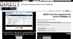 Desktop Screenshot of direct.dei.unipd.it