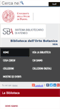 Mobile Screenshot of bibliorto.cab.unipd.it