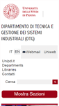 Mobile Screenshot of gest.unipd.it