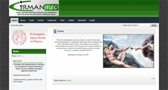 Desktop Screenshot of cirmanmec.unipd.it