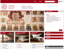 Tablet Screenshot of centrostoria.unipd.it