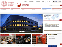 Tablet Screenshot of geoscienze.unipd.it