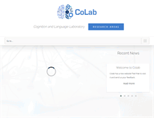 Tablet Screenshot of colab.psy.unipd.it