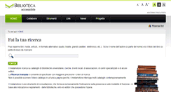 Desktop Screenshot of bibliotecaccessibile.cab.unipd.it