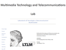 Tablet Screenshot of lttm.dei.unipd.it
