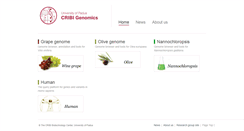 Desktop Screenshot of genomes.cribi.unipd.it